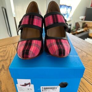 John Fluevog Big Presence Retro Mary Jane W8.5